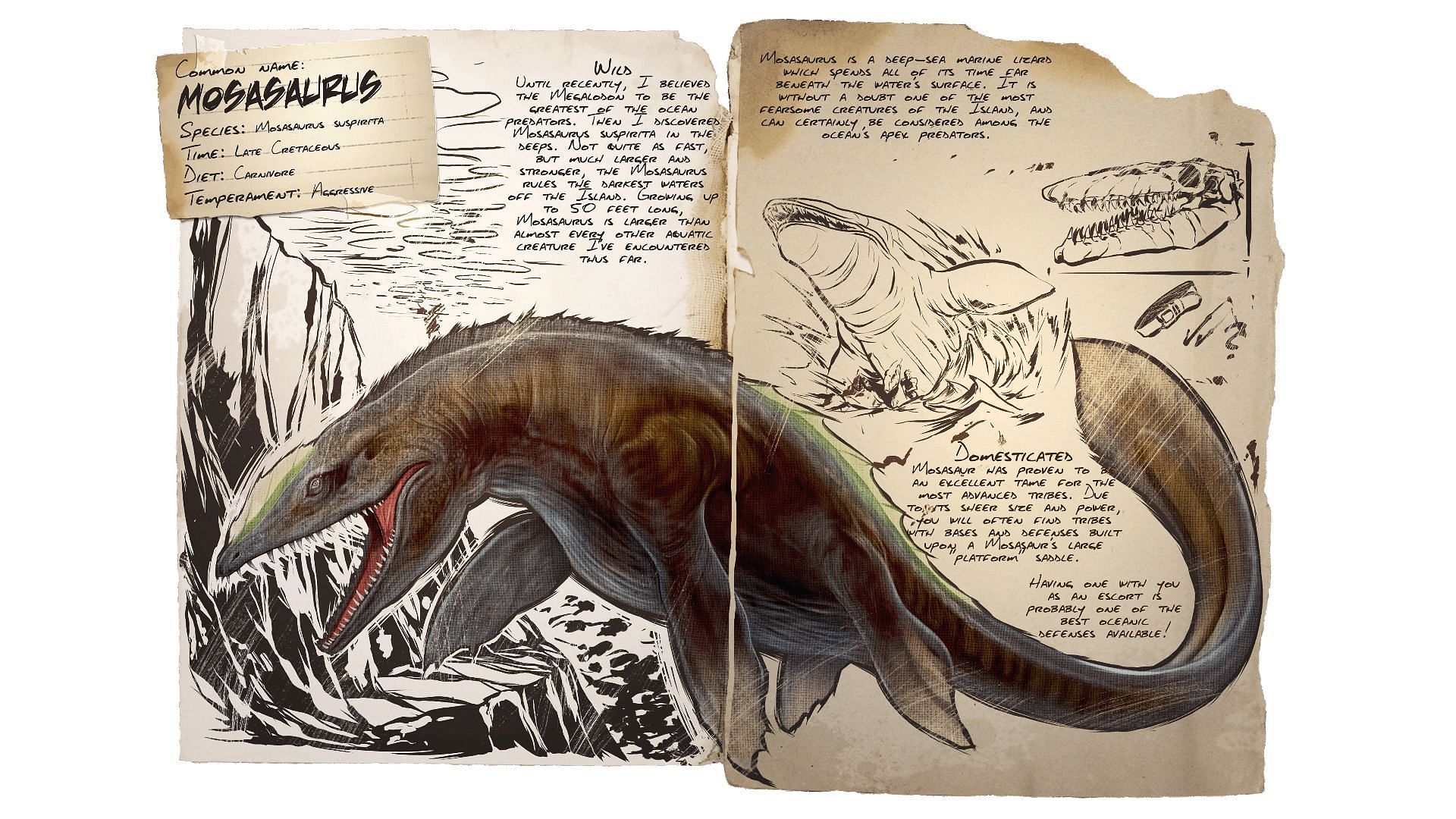 The Mosasaurus in ARK Survival Ascended (Image via Studio Wildcard)