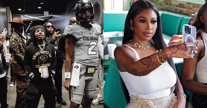 Deion Sanders' daughter Deiondra flexes her brother Shedeur Sanders' 10,000 passing yards in her latest social media post