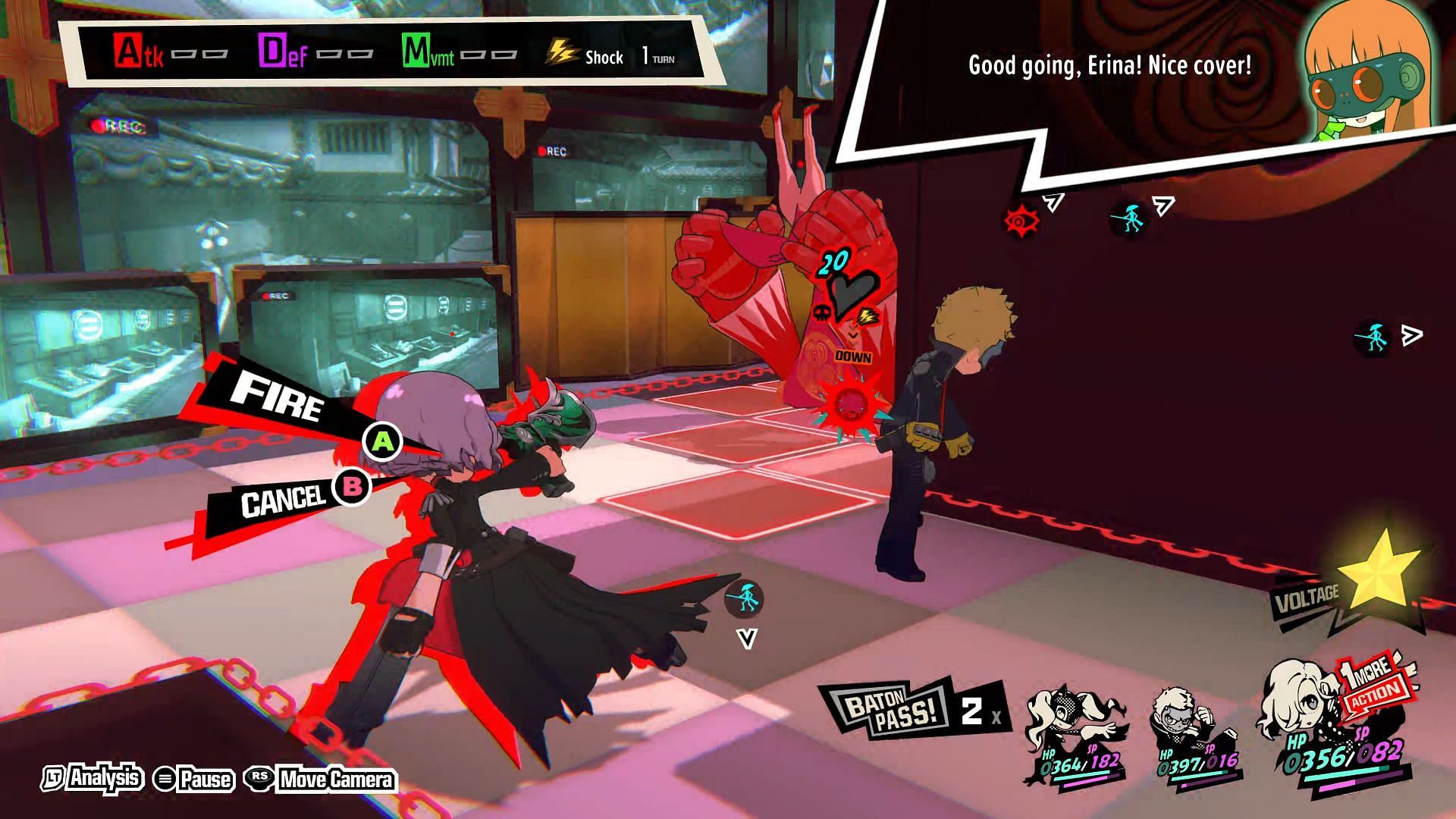 Keep exploiting enemy weakness to extend One More (Image via Persona 5 Tactica)