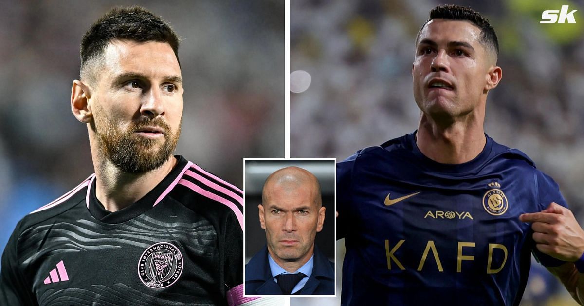 Zinedine Zidane once passed his verdict on the Messi-Ronaldo debate 