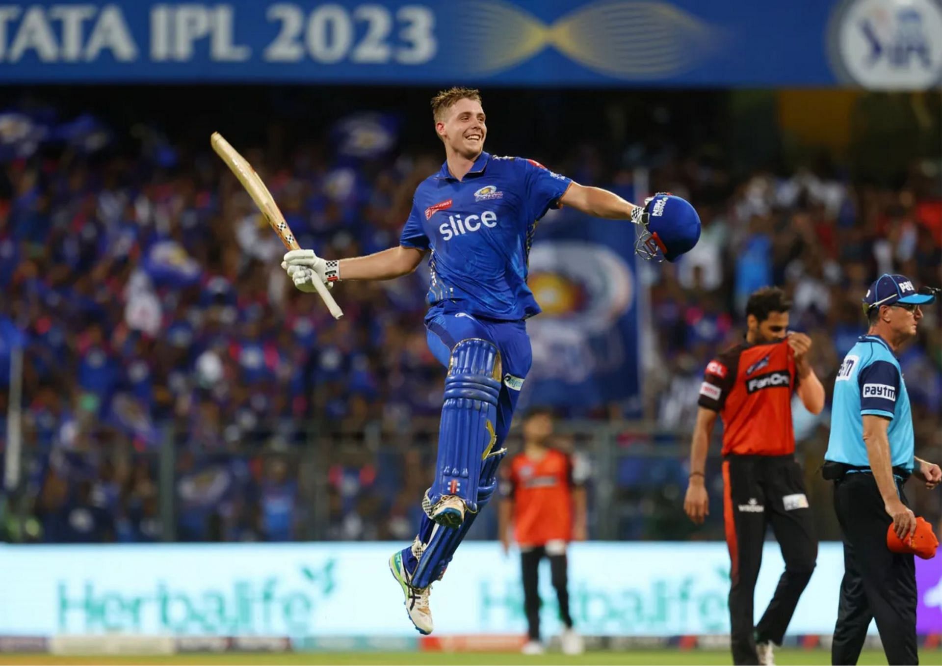 Having worn the blue of MI, Cameron Green will now don the red of RCB for IPL 2024 (Picture Credits: BCCI).