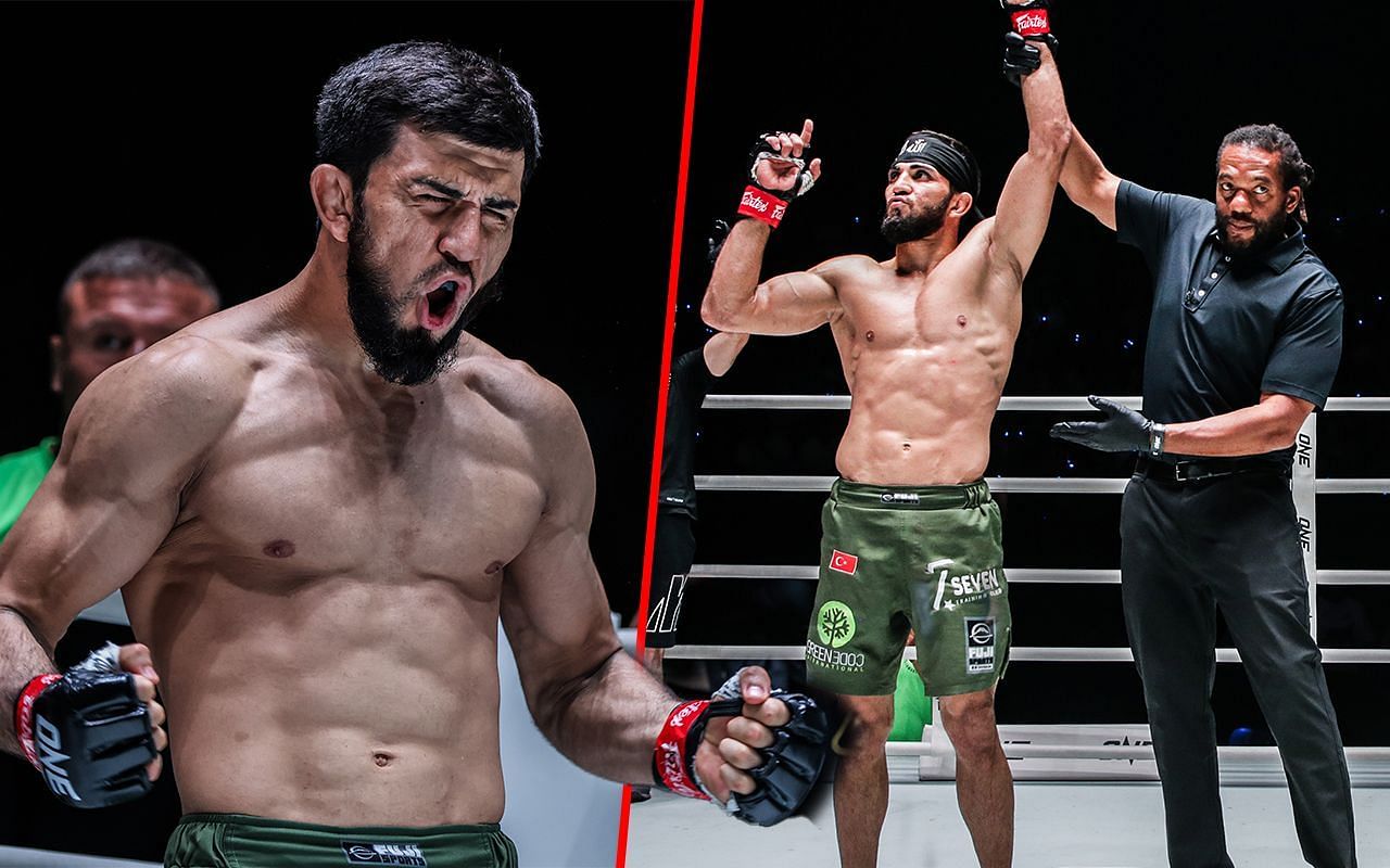 Halil Amir and Herb Dean - Photo by ONE Championship