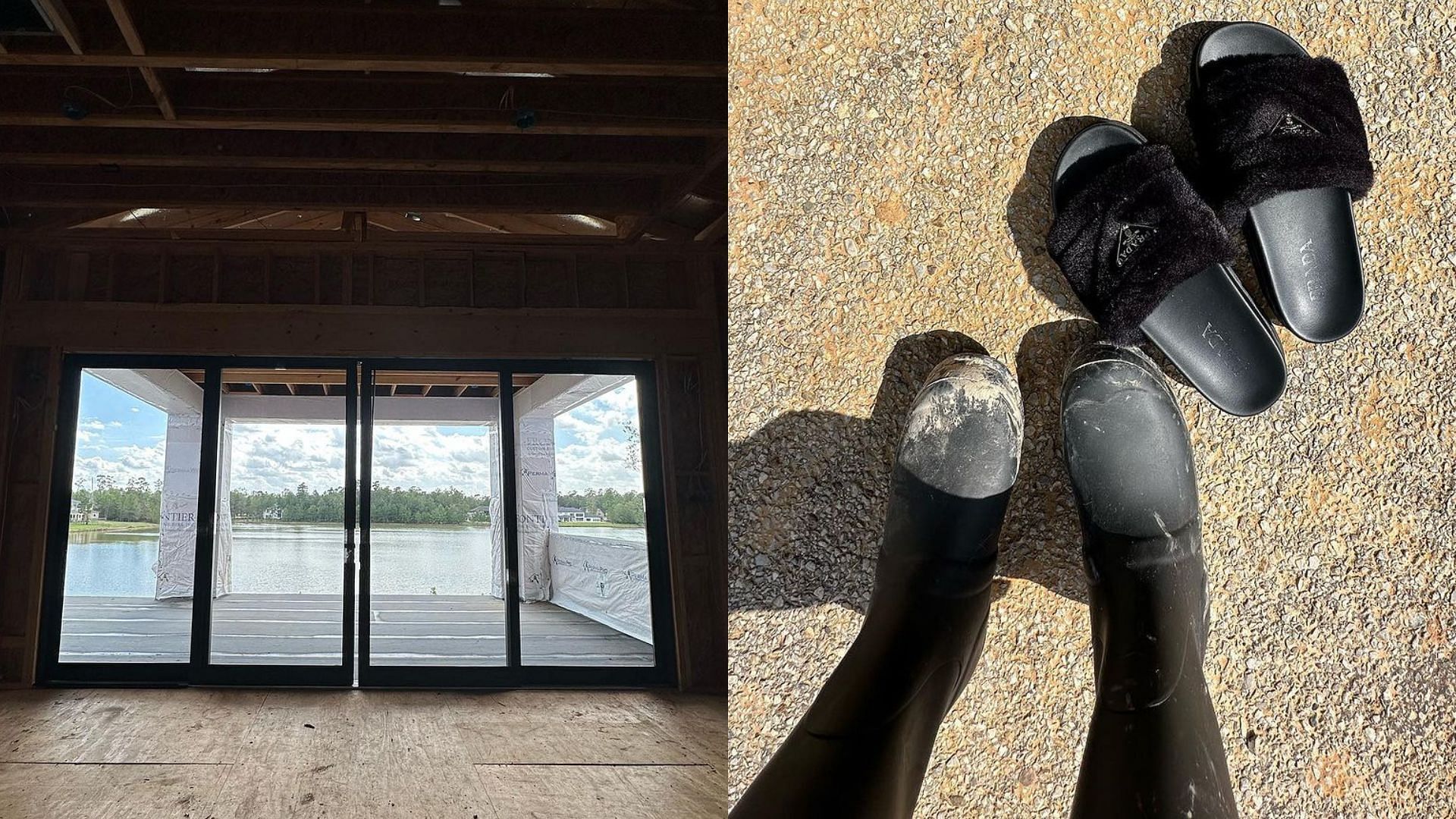 Simone Biles shares a glimpse of her future home with husband Jonathan Owens. (Image credit: Simone Biles on Instagram)