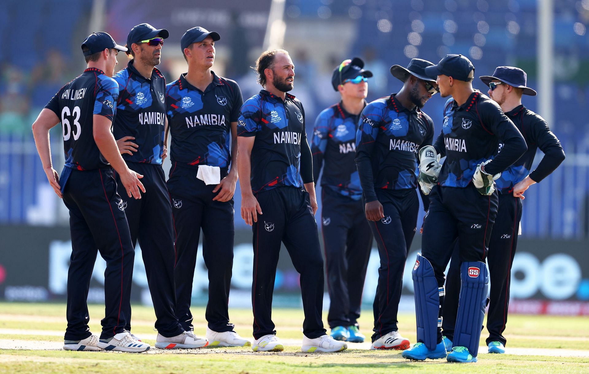 Namibia Cricket Team in action during the T20 World Cup 2021 (Image: ICC via Getty Images)
