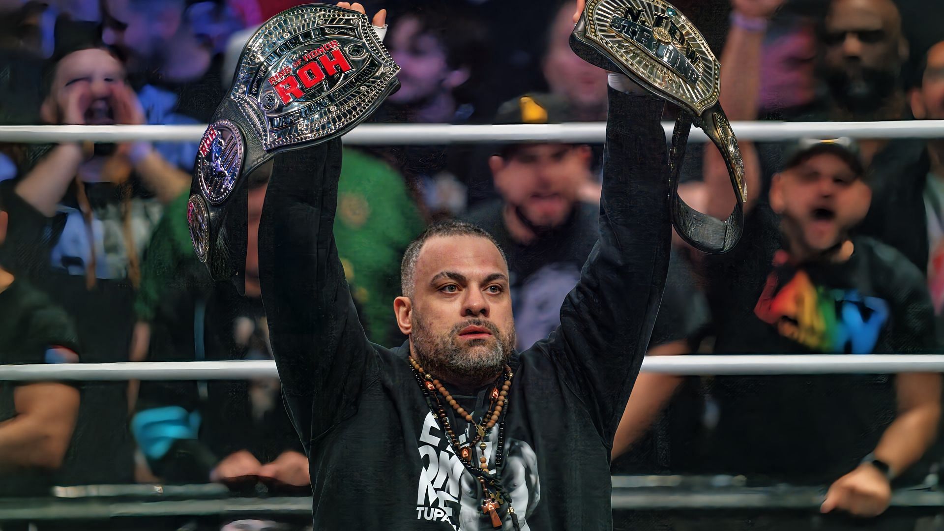 Eddie Kingston is the ROH World Champion and the NJPW STRONG Openweight Champion