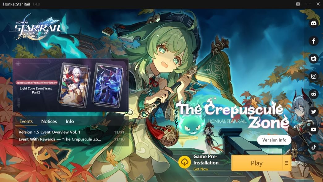 How to preinstall Honkai Star Rail version 1.5 update on PC and mobile