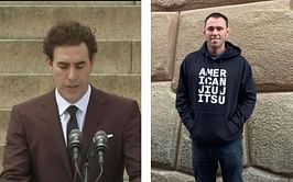 “Made an entire movie mocking the people of Kazakhstan” - Jake Shields blasts Sasha Baron Cohen for pro-Israel stance