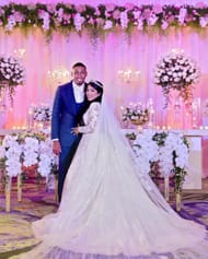 Edwin Díaz with his wife. Source: Edwin Díaz’s official Instagram handle @sugardiaz39