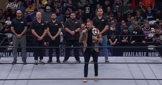 WWE legend not a fan of "makeshift security guards"; says AEW's Adam Cole could take them down