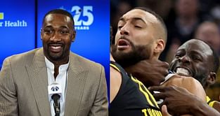 Watch: Gilbert Arenas clowns Rudy Gobert after catching chokehold from Draymond Green