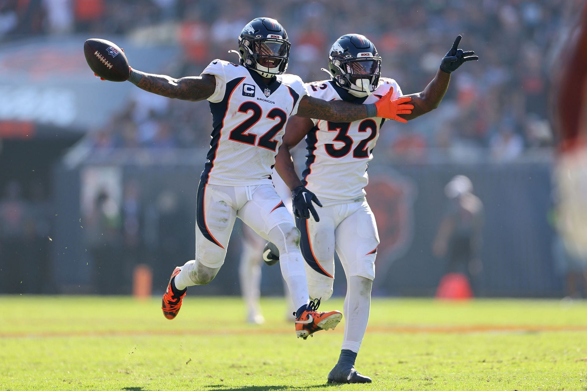 Kareem Jackson during Denver Broncos against the Chicago Bears