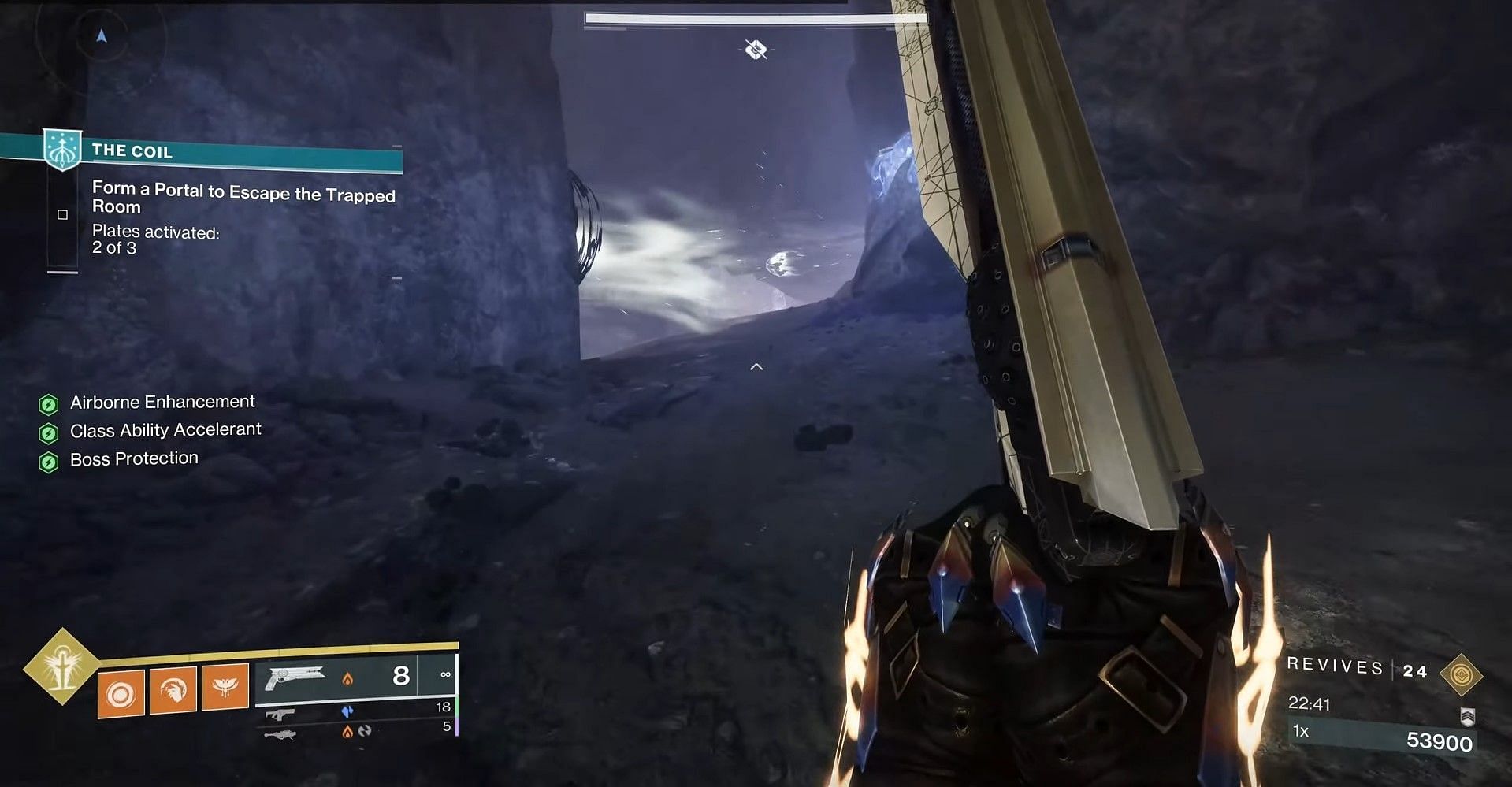 The path leading up to the narrow platform (Image via Bungie)