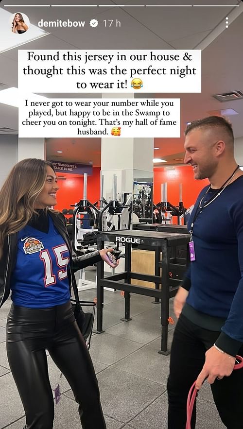 Credit: Demi Tebow IG