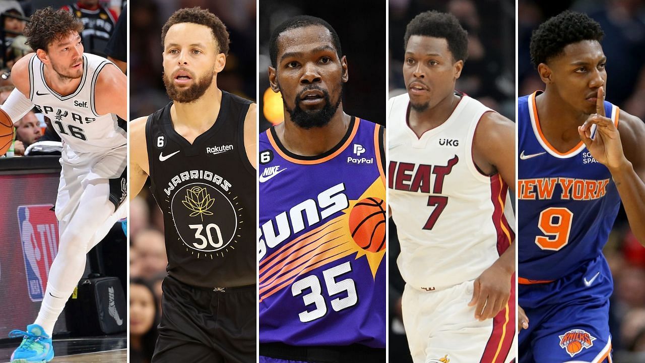 Top five players this NBA season with the highest catch-and-shoot percentage