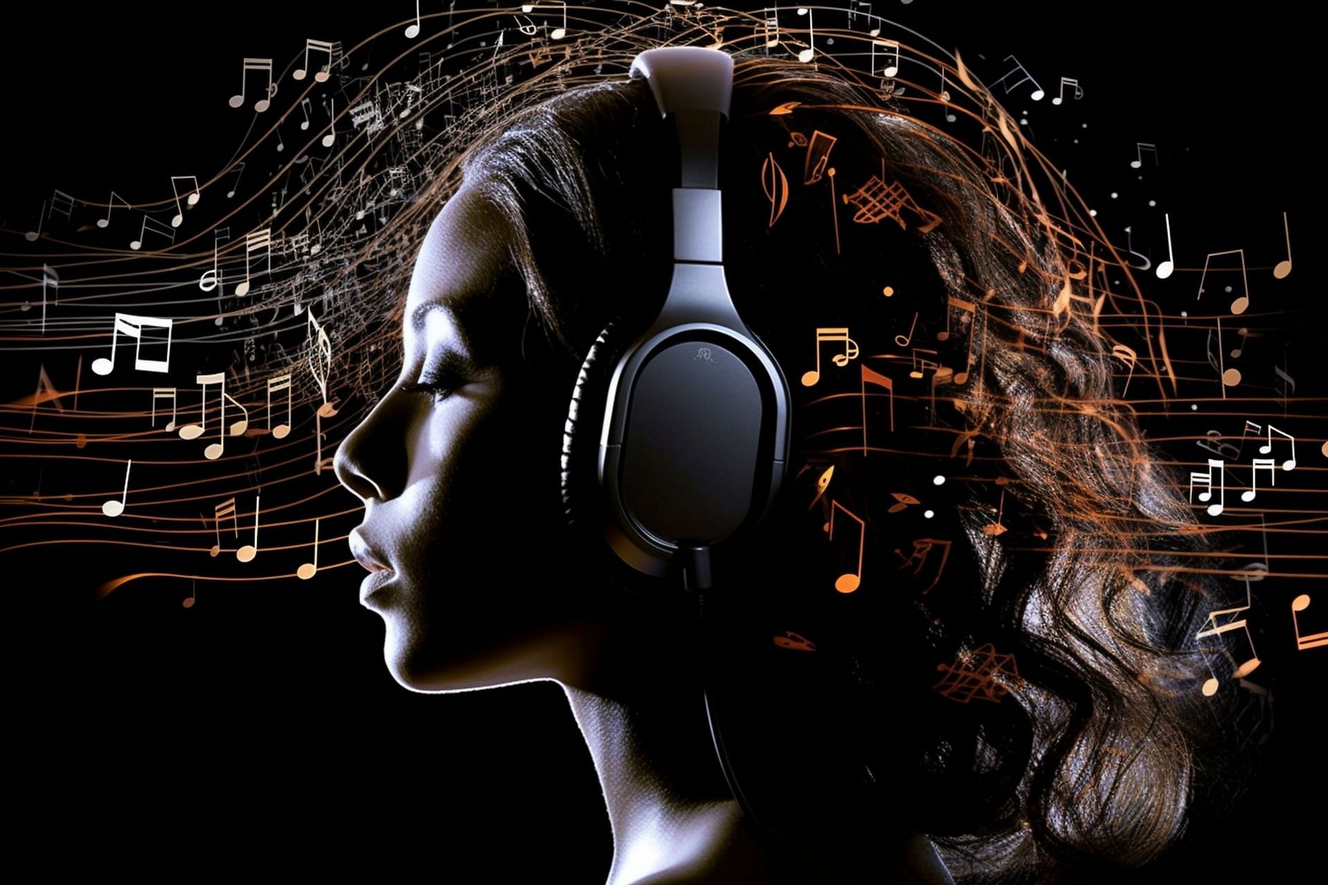 Hearing music non-stop is not necessarily going to reduce the anxiety. (Image via Vecteezy/generative AI)