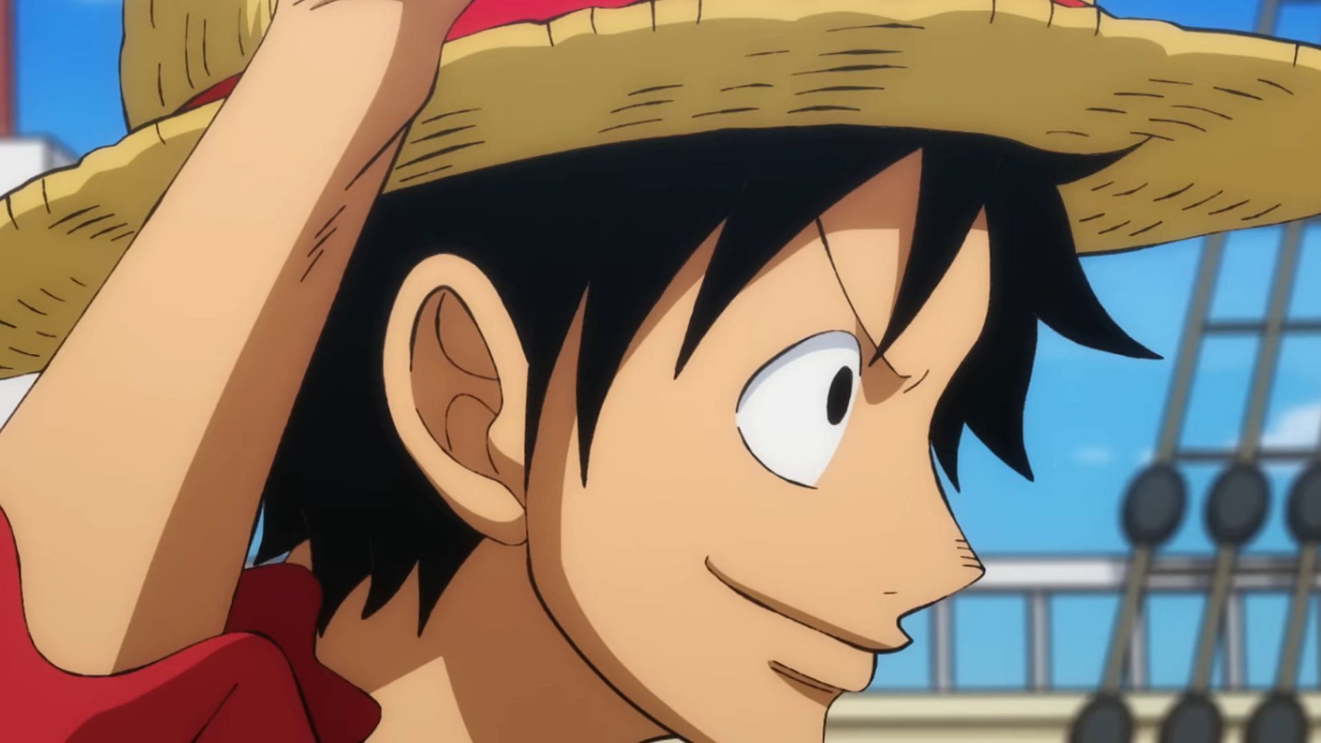 Monkey D. Luffy as seen in the anime (Image via Toei Animation)