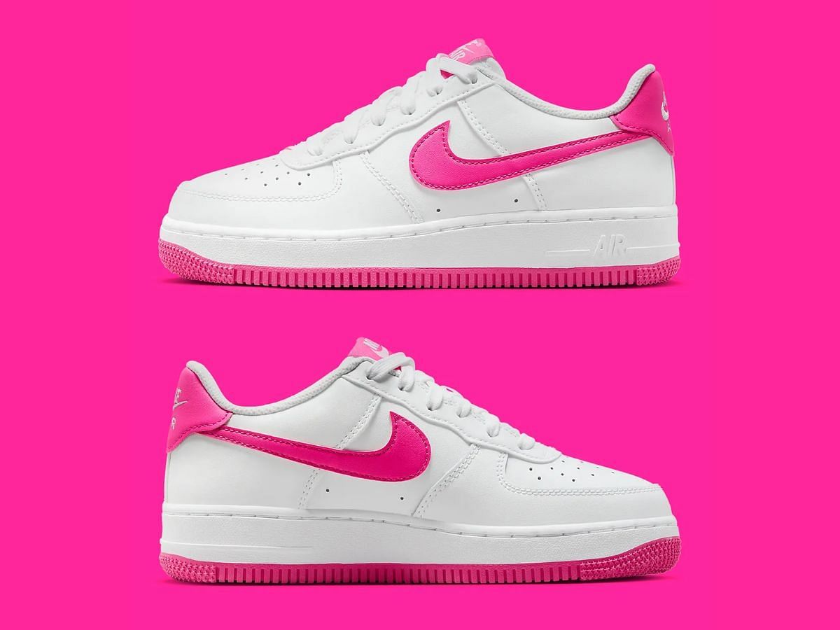 Nike Air Force 1 Low GS &quot;White Pink&quot; sneakers