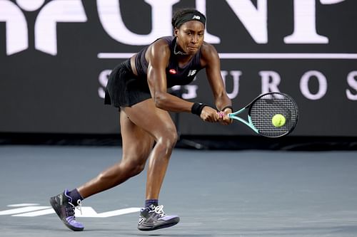 Gauff at the 2023 WTA Finals.