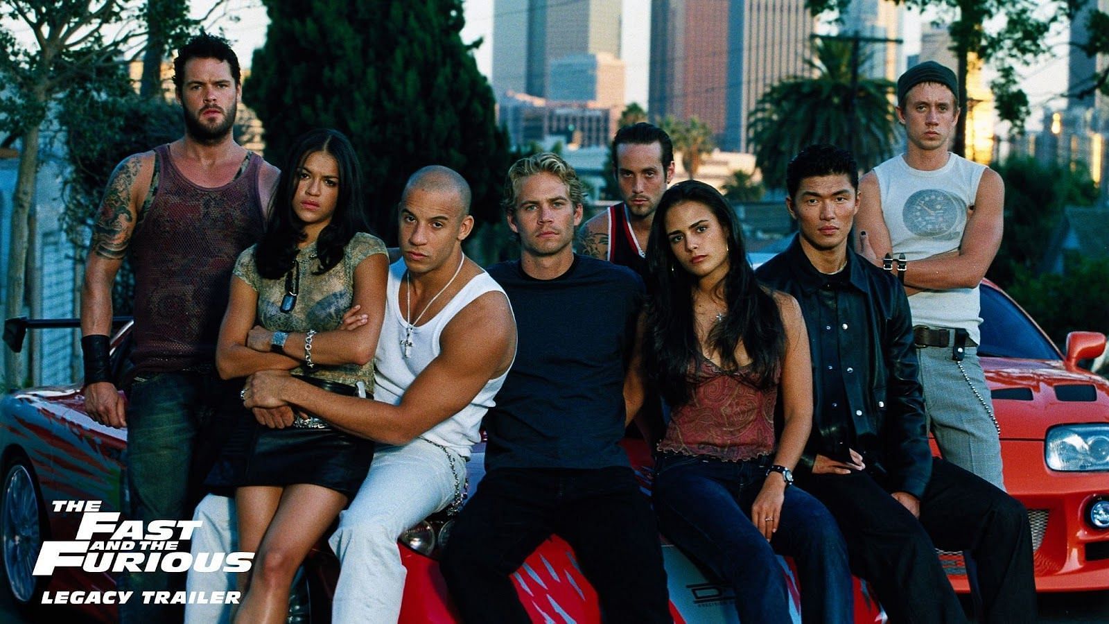 The cast of Fast and Furious