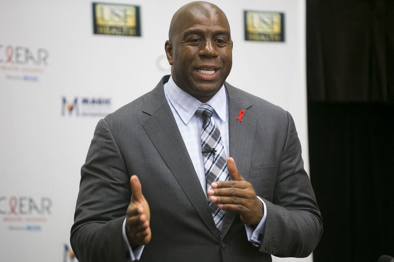 Magic Johnson had an impressive debut at Madison Square Garden back in 1980 (AP Photo/The Tampa Bay Times, Will Vragovic)