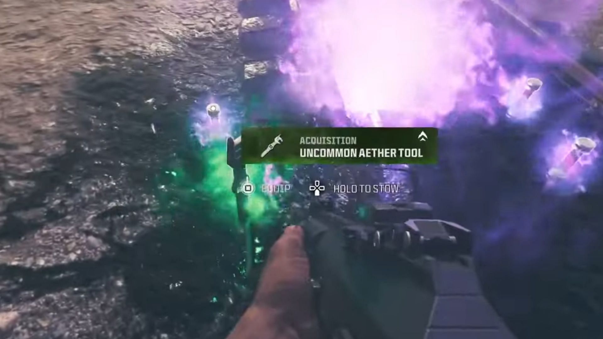 Dropped reward (Image via Activision and YouTube/GuidingLight)