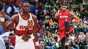 5 NBA players with the best signature celebrations ever ft. LeBron James, Dikembe Mutombo & more