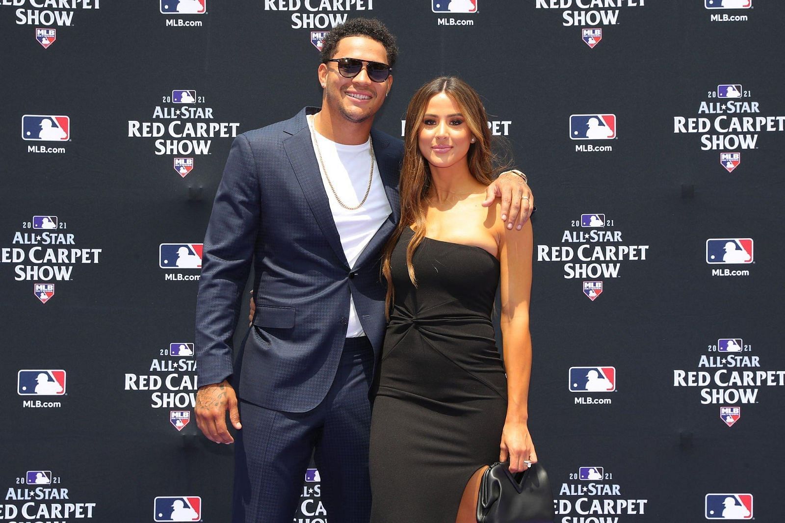 Taijuan with his wife. Source: Getty Images