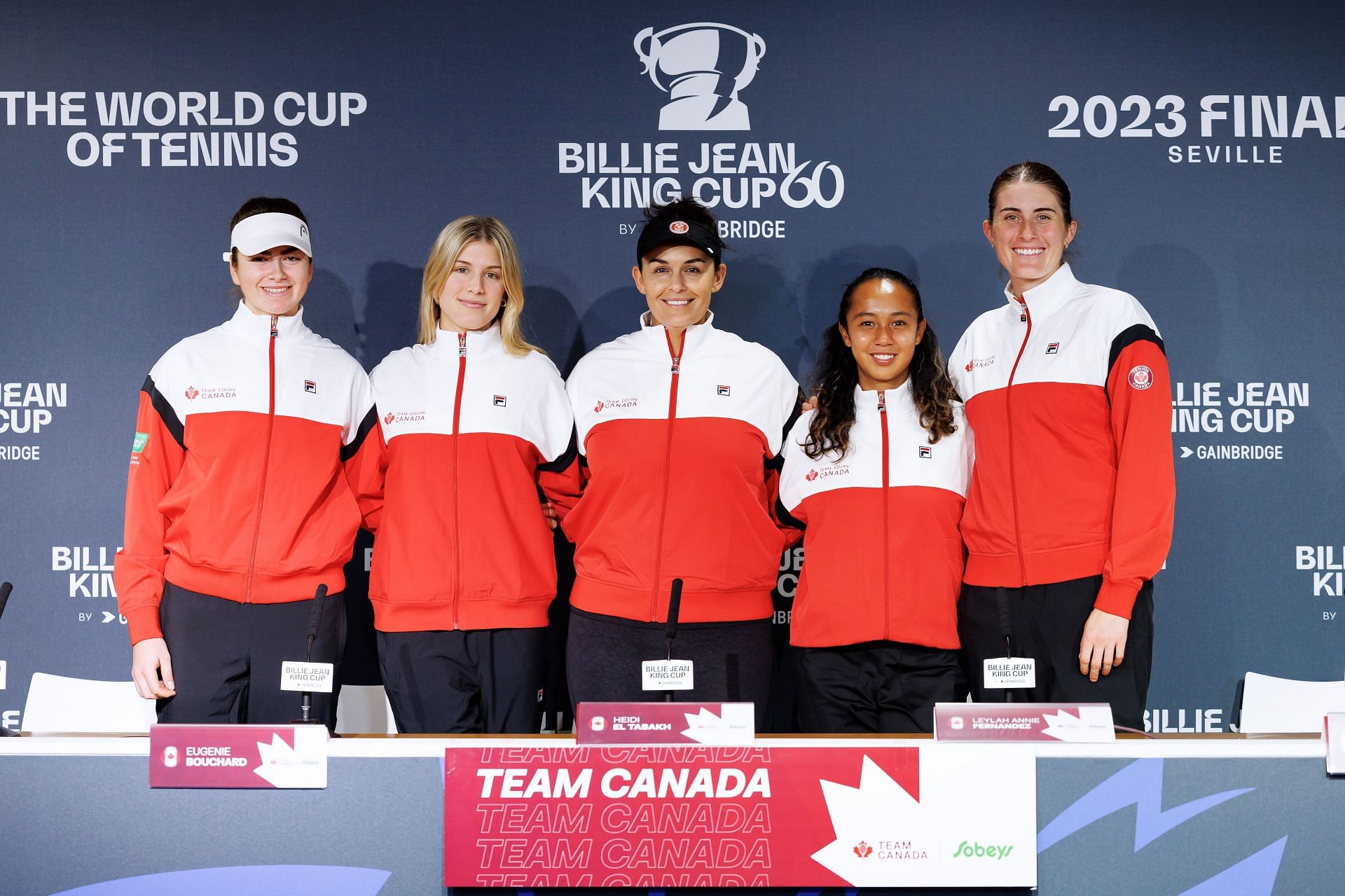 Team Canada at the 2023 Billie Jean King Cup Finals