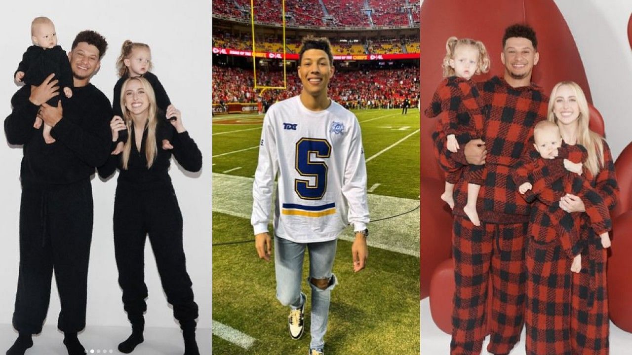 Brittany and Patrick Mahomes are in a new SKIMS campaign and Jackson Mahomes is a big fan. 