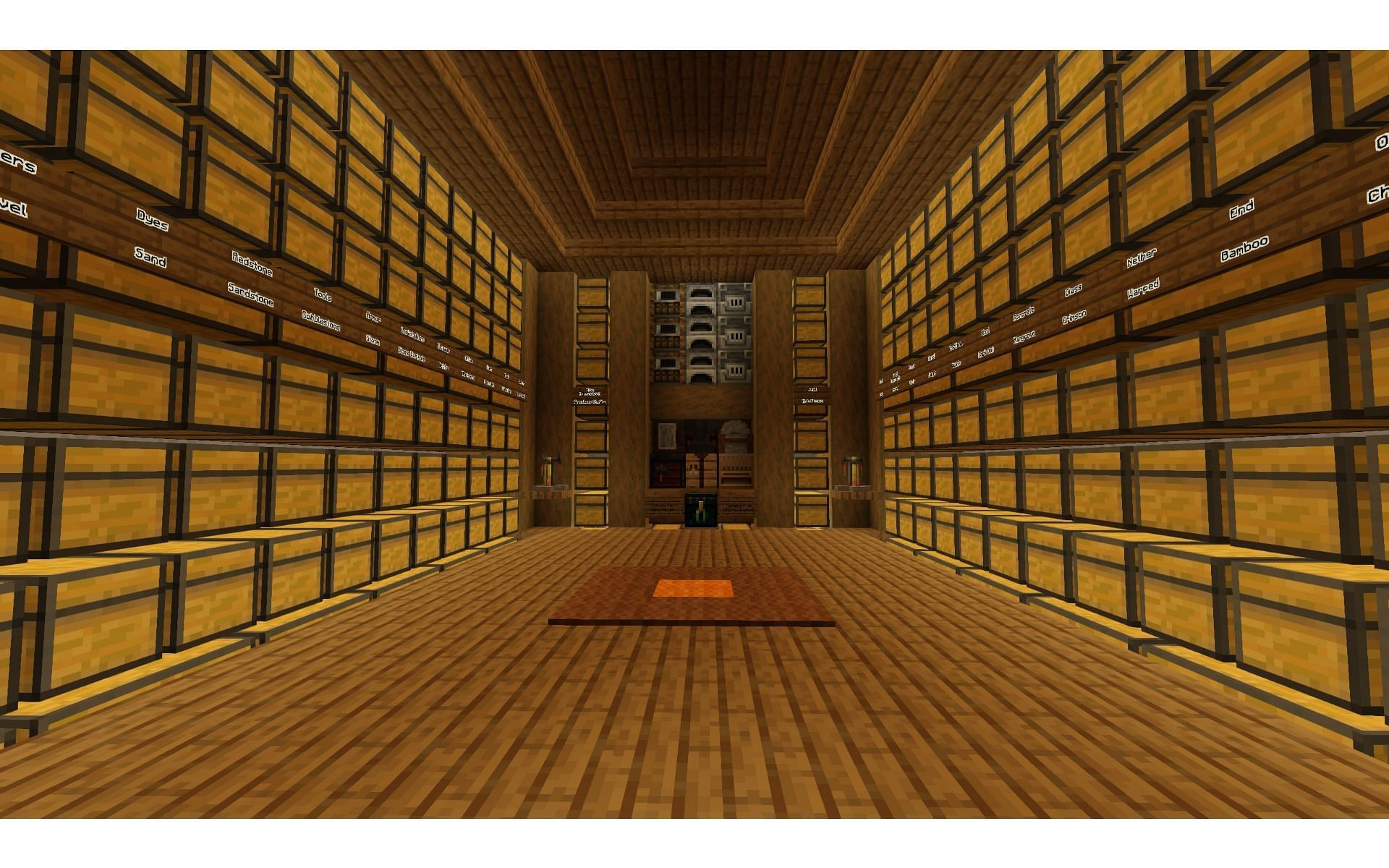 Minecraft Storage Room