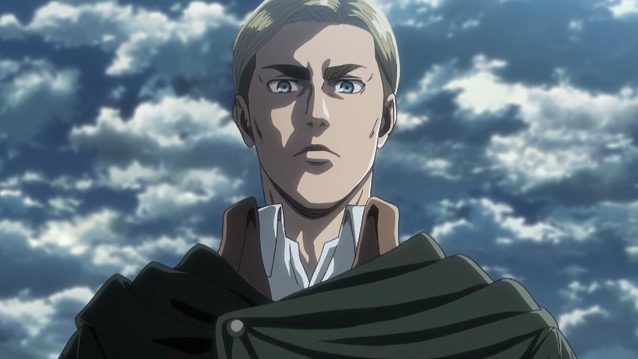The 13th commander of the Survey Corps is fairly tall (Image via MAPPA).
