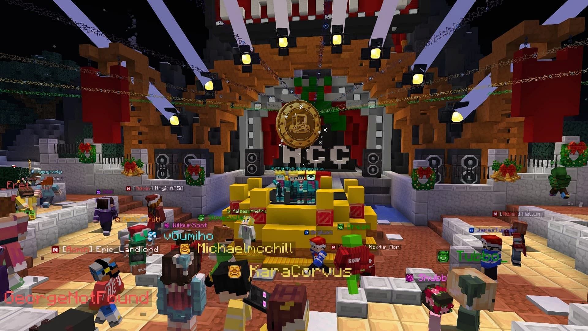 Winners of the event get to celebrate in an exciting ceremony (Image via mcchampionship.fandom.com)