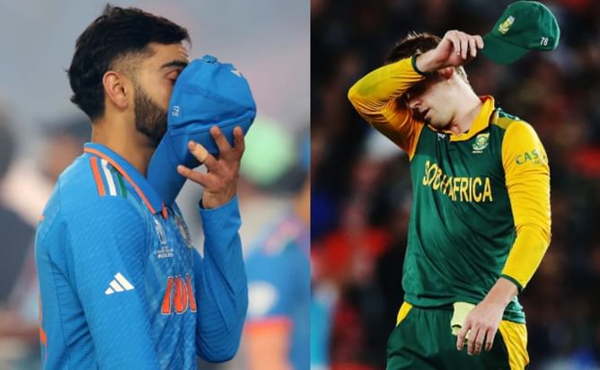 5 times cricketers cried after a World Cup loss ft. Virat Kohli and Rohit Sharma