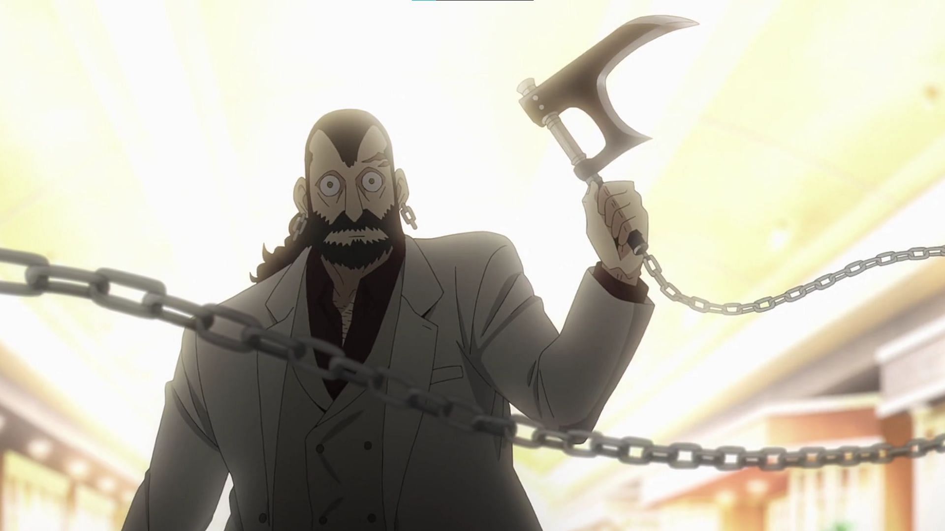 Sickle and Chain Barnaby as shown in the anime (Image via CloverWorks and WIT)