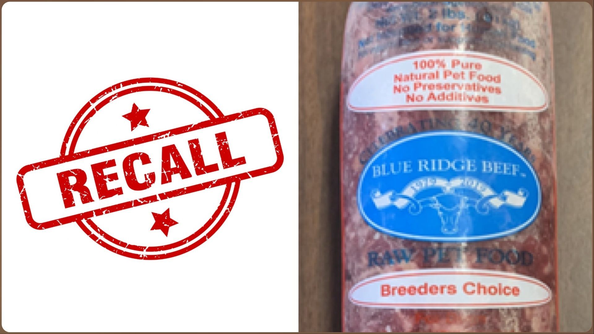 Blue ridge shop naturals recall