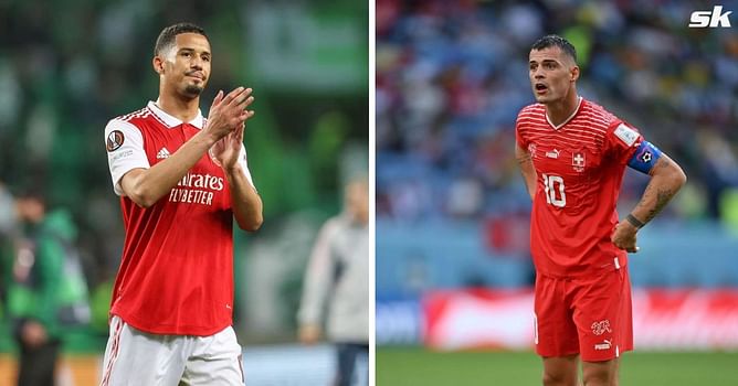 William Saliba and Granit Xhaka react on social media as Arsenal star makes Instagram post after 1-0 win over Brentford