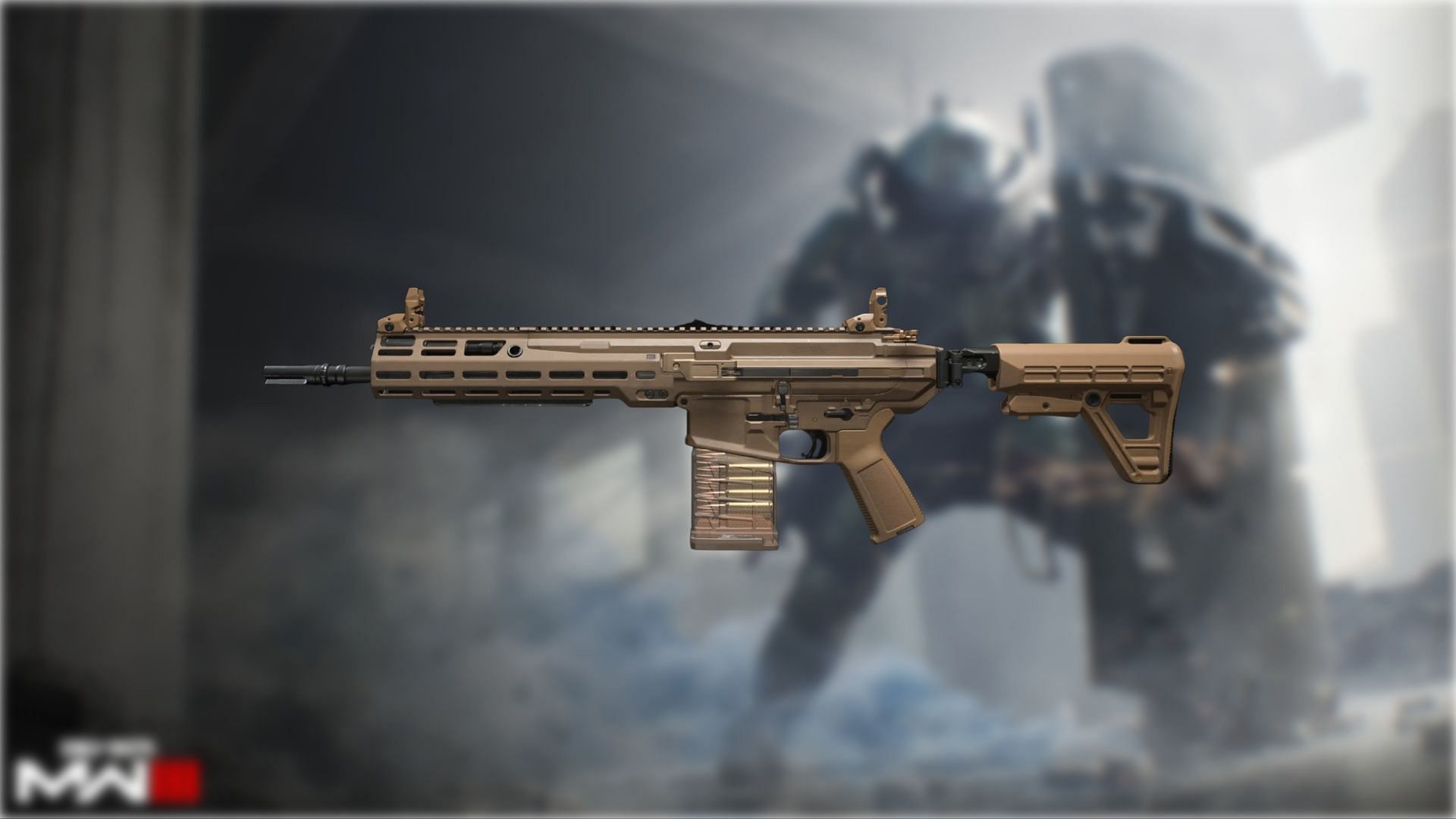 The BAS-B rifle in MW3(Image via Activision)