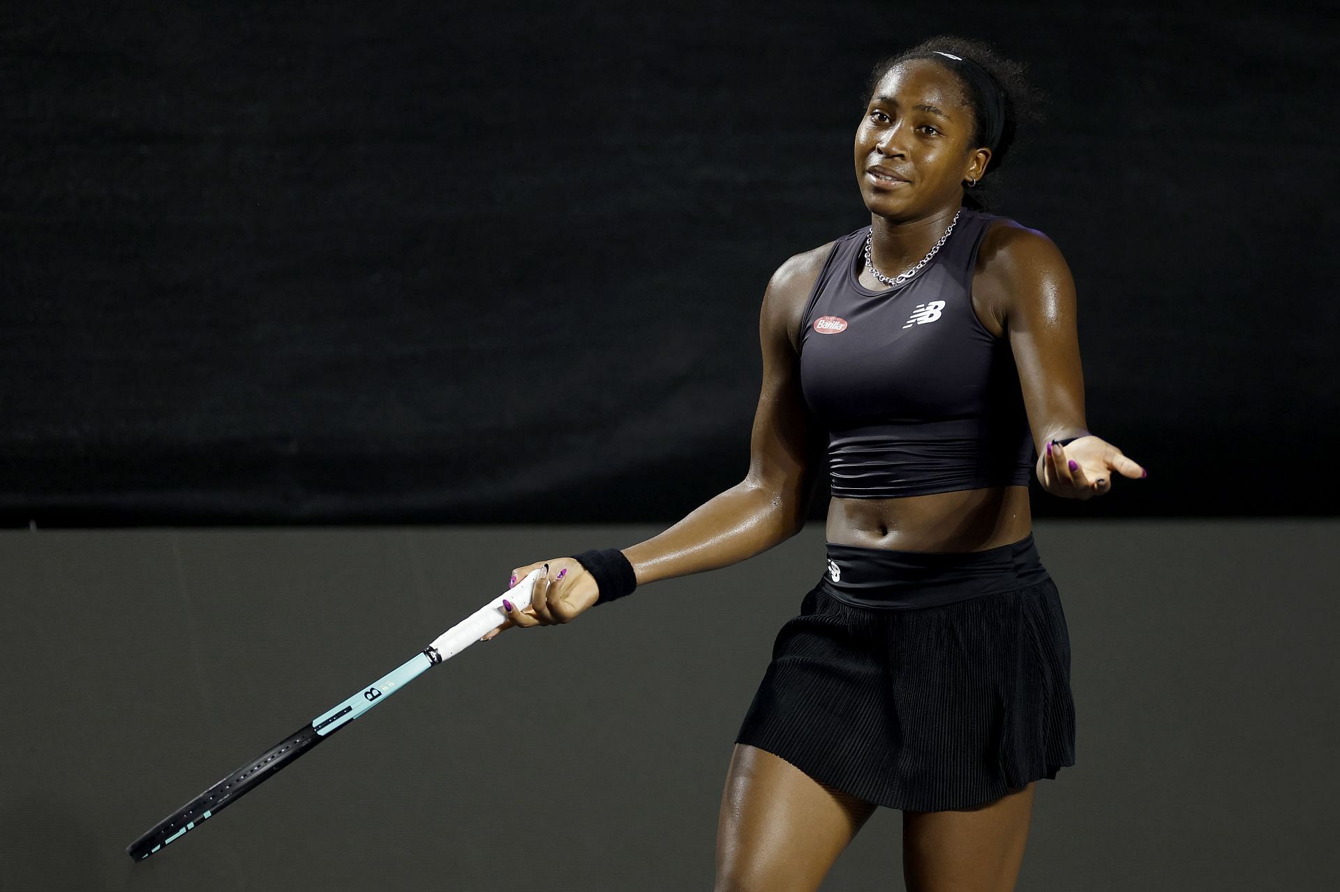Coco Gauff at the 2023 WTA Finals, Day 6