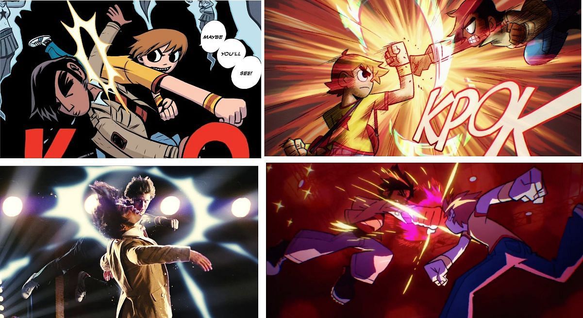 How Scott vs. Patel usually goes vs. Scott Pilgrim Takes Off (Image via Sportskeeda)