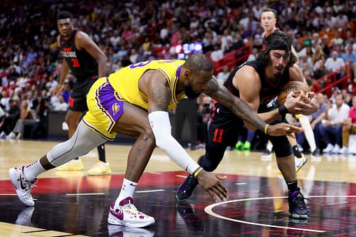 Los Angeles Lakers v Miami Heat