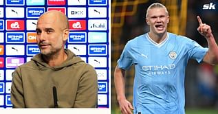 "Seemed really well when he came back" - Pep Guardiola on Erling Haaland's mood after finishing as runner-up in Ballon d'Or rankings