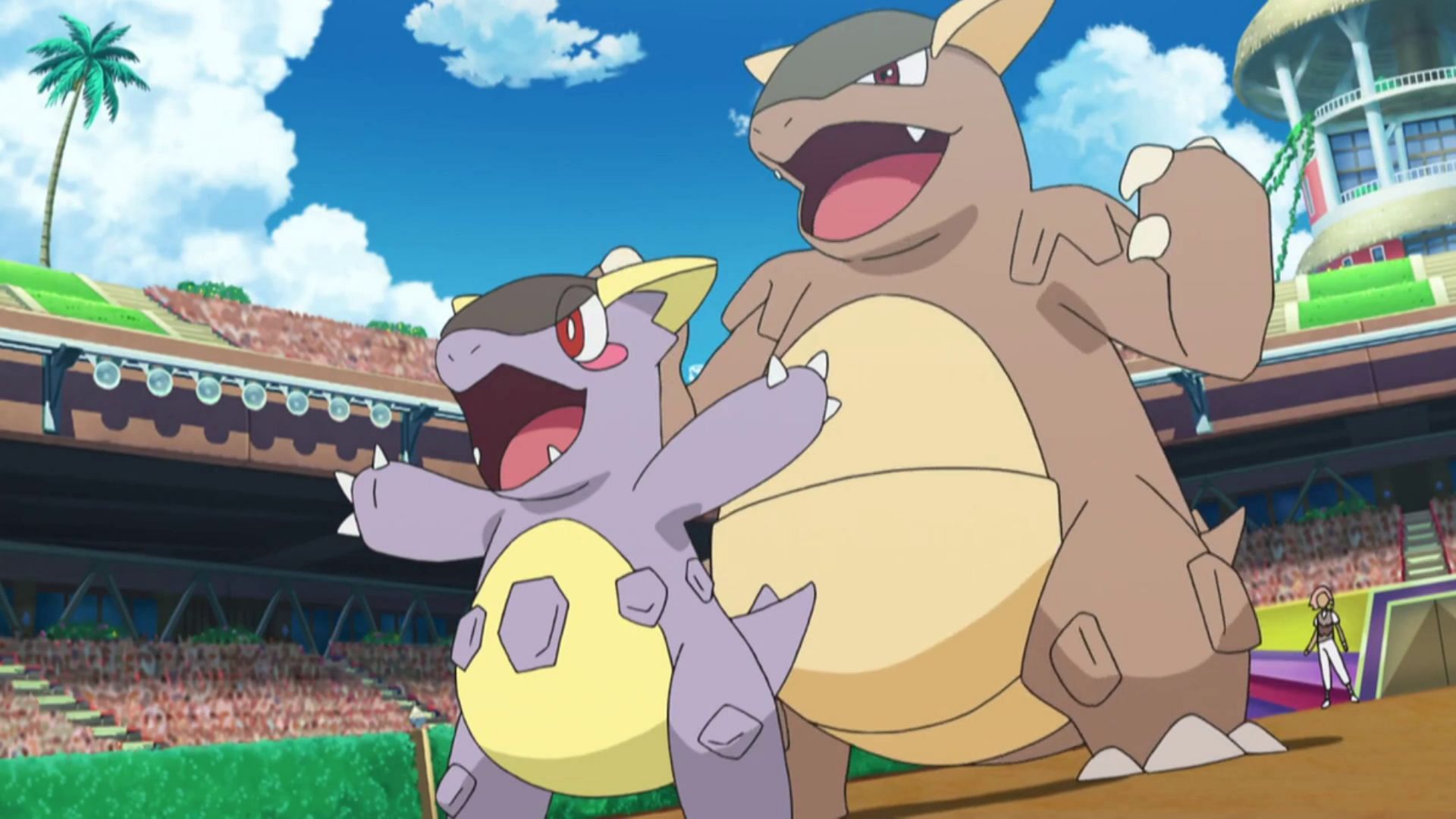 Mega Kangaskhan in the anime (Image via TPC)