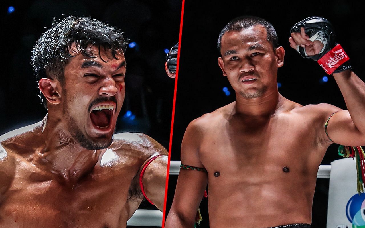 Sinsamut Klinmee and Seksan Or Kwanmuang. [Image: ONE Championship]