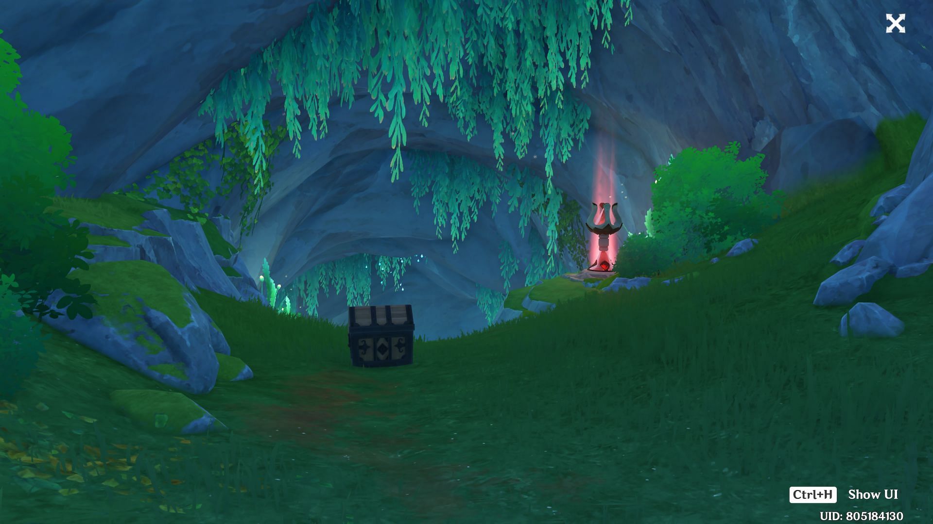 Hidden cave entrance (Image via HoYoverse)