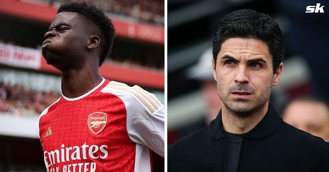 "He wasn’t happy to continue" - Mikel Arteta on Bukayo Saka's substitution in Arsenal's 2-0 win over Sevilla