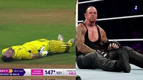 Glenn Maxwell was in legitimate pain; The Undertaker comparisons break the internet