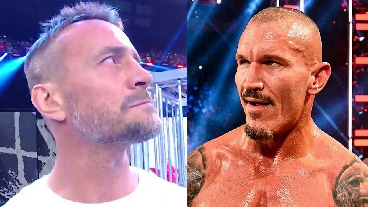 CM Punk (left); Randy Orton (right)
