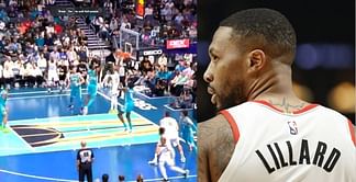 Watch: Damian Lillard channels inner 'Greek Freak' with monster slam in traffic