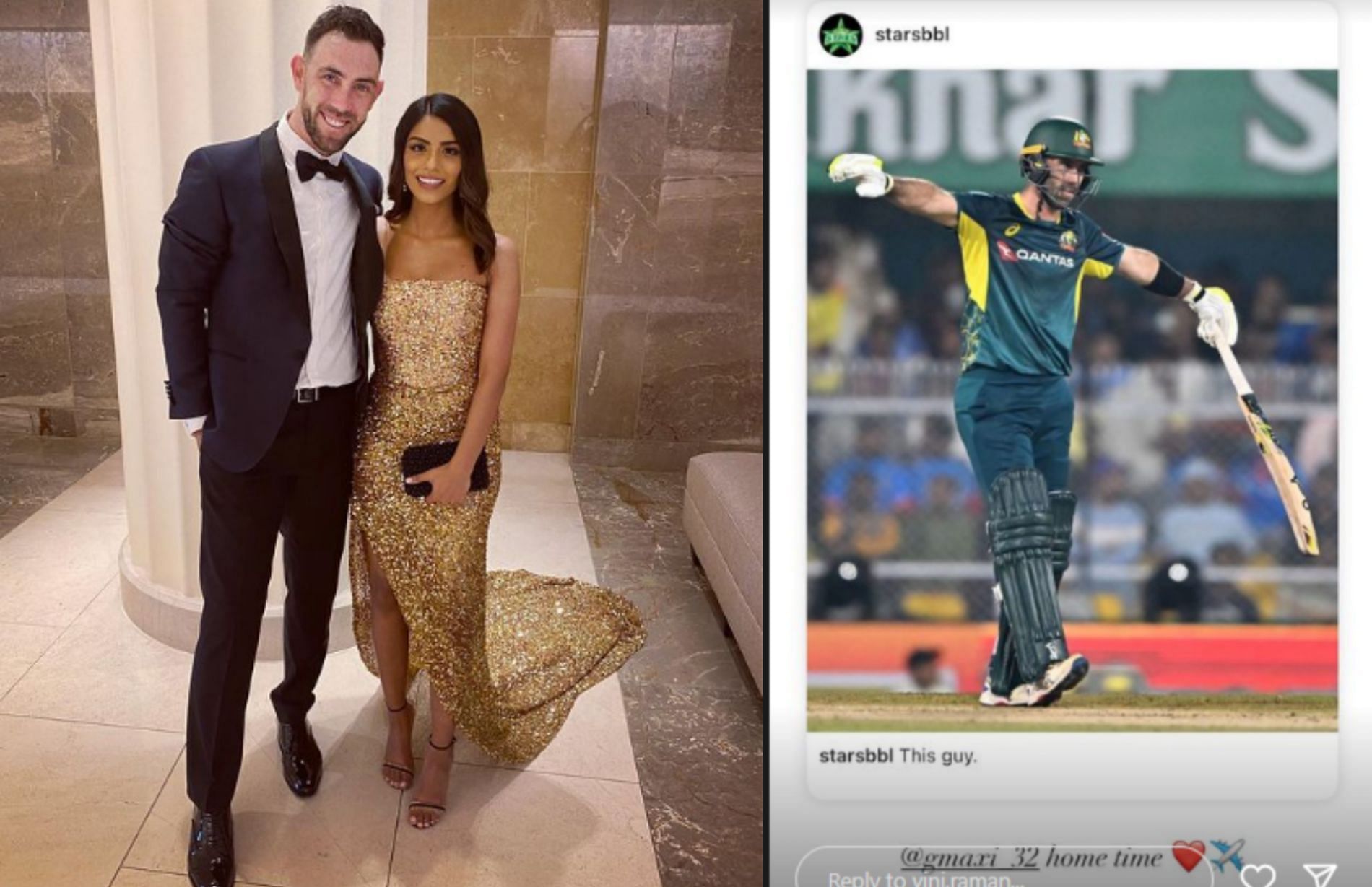 Glenn Maxwell, Vini Raman