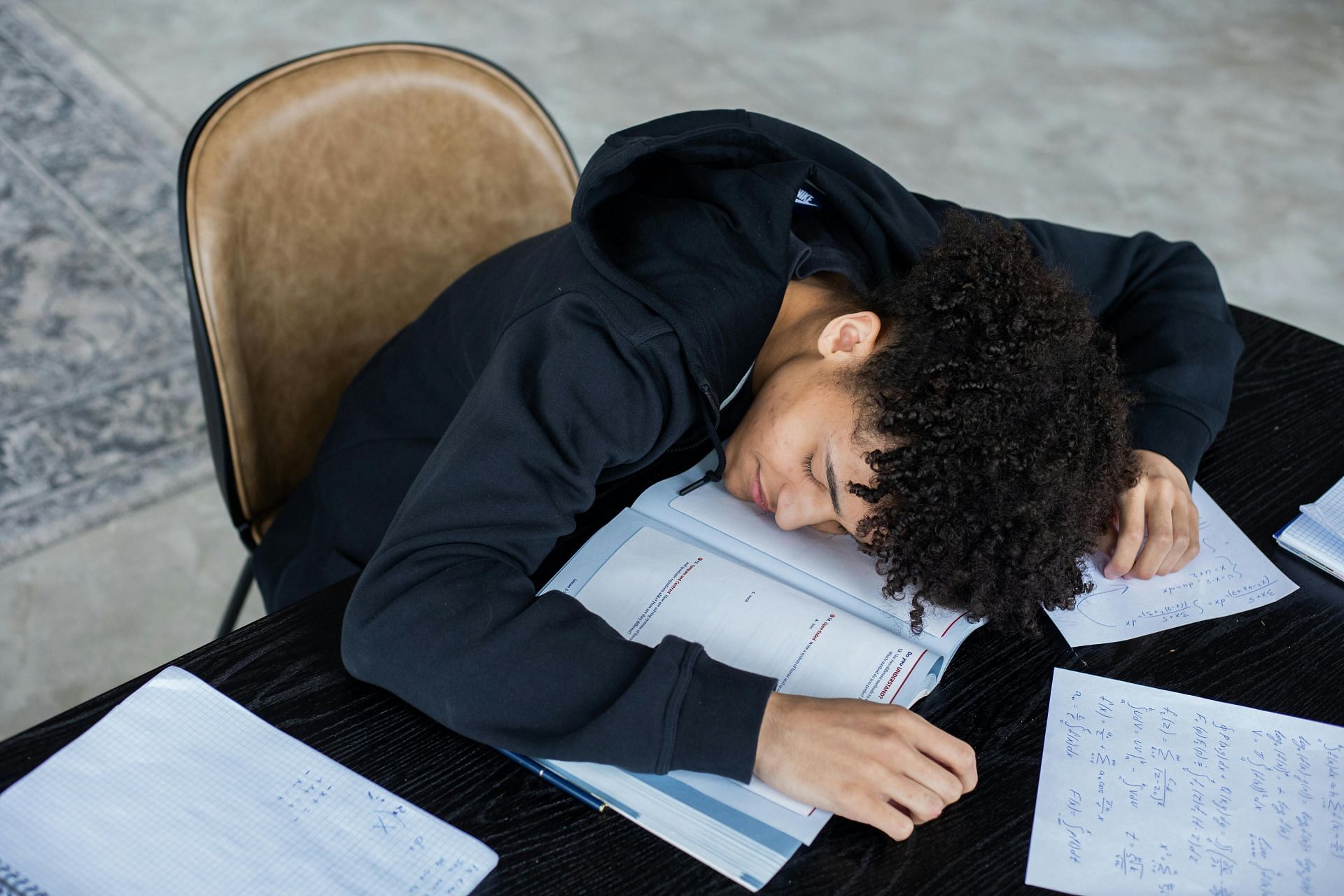 Academic stress is one of the most common stressors in teens. (Image via Pexels/Monstera Production)